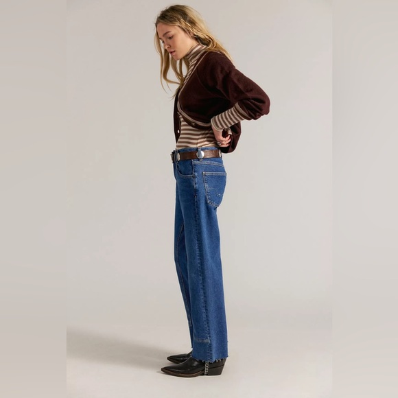 NWOT WE THE FREE RISK TAKER MID-RISE JEANS IN BE BOLD - Picture 4 of 10